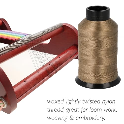 The Beadsmith Nymo Thread, Made of Nylon - color: Ash, size: Size D, 1584 Yards