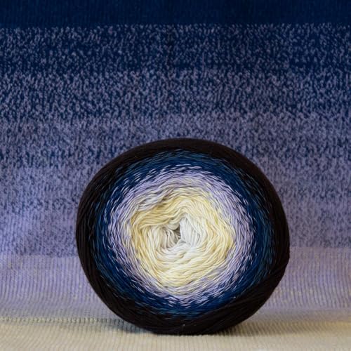 Scheepjes Cotton Whirl Gradient Yarn, 1000m, Birthday Cake 799, 1 Skein - color: 799 Piece of Cake