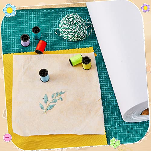 Geosar 2 Rolls 12'' X 50 yd Tear Away Embroidery Stabilizer Backing