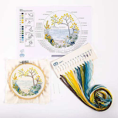 DIAMOND DOTZ Wild Ocean Embroidery Kit for Beginners and Adults, Craft - color: Multicolor