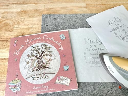 Book Lover's Embroidery: Stitch 50+ Iron-on Designs