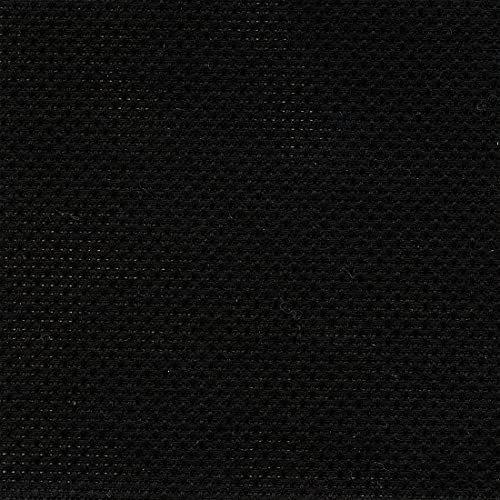 Design Works Crafts 14 Count Pre-Cut Aida Fabric, Black (Pack of 2) - size: Pack of 2