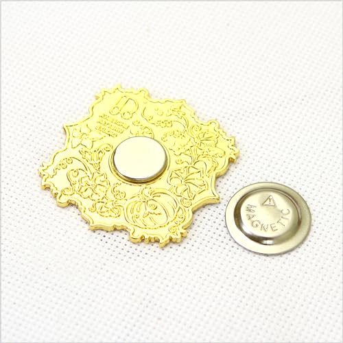 Awesome Pattern Studio Needle Minder Set - Pumpkin Magnetic Needle Minder + 2 Needle Threaders. Enamel Pin for Cross Stitch, Embroidery and Craft - size: Pumpkin Set #1