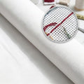 18 Mesh Needlepoint Canvas Blank,18" x 20", Interlock Needle Point Canvas Roll Blank, Cross Stitch Fabric, Cross Stitch Canvas for Embroidery Crafts - size: 18 Mesh