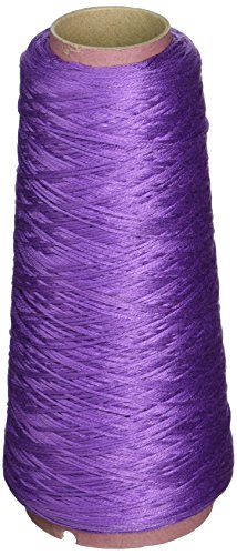 DMC Six Strand Embroidery Cotton 100 Gram Cone, Violet - color: Violet