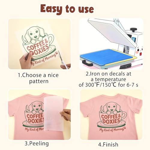 Sausage Dog Iron on Transfers Heat Transfer Viny 15pcs - color: Halloween