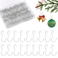 Sliver 200 Pack Ornament Hangers - Christmas Tree Hooks for Ornaments, Includes 100 Silver and 100 Gold Hooks - color: Sliver (200 Pcs)