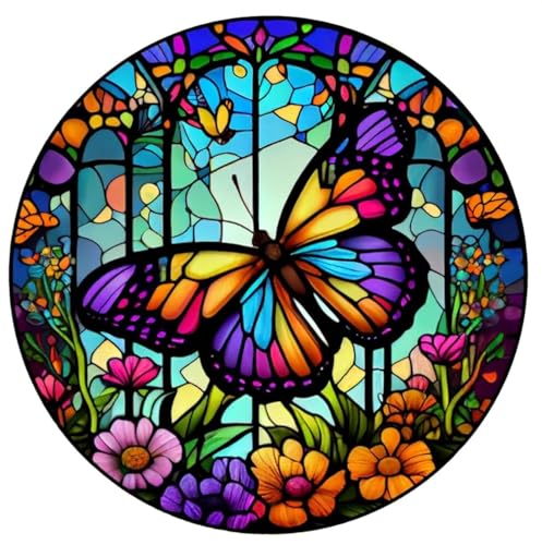 Tiwabb Butterfly Stamped Cross Stitch Kits for Adults Beginners - color: butterfly
