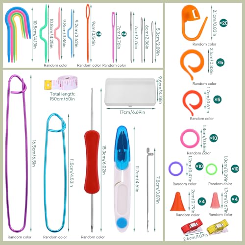 Knitting Accessories Kit Knitting Supplies Cable Needles for Knitting Tools - style: Style A