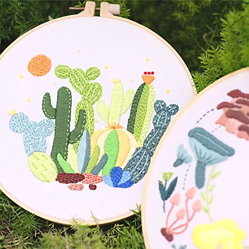 HAND U JOURNEY Basic Embroidery Kit, 28 Stitch Techniques - color: Basic kit-02
