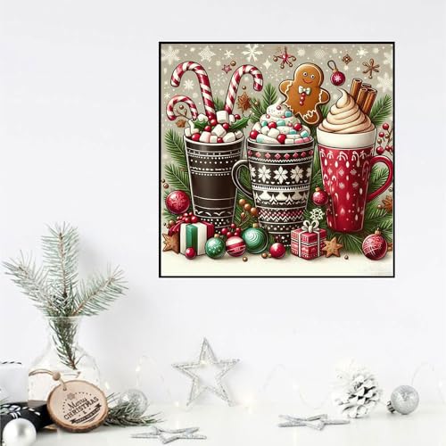 WUSARPLY Christmas Stamped Cross Stitch Kits for Beginners Adults - color: J139