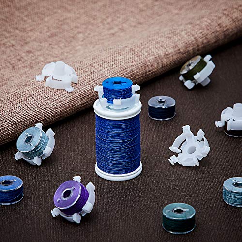 WILLBOND 25 Pieces Bobbin Holder Sewing Clips Tool for Spools of Thread