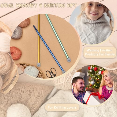 Coopay Tunisian Crochet Hook Set - Extra Long Crochet Hooks 9mm 10mm 11mm - color: Large Tunisian Crochet Hook Set