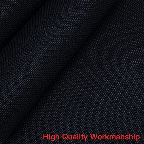 Caydo 6 Pieces Aida Cloth 14 Count Black Cross Stitch Fabric - color: Black