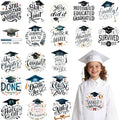 Graduation DTF Transfers Ready to Press, Iron on Decals for T-Shirts - color: Graduation689