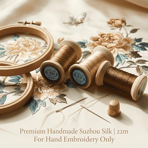 Natural 100% Mulberry Handmade Embroidery Silk Thread Silk Floss (54) - color: 54