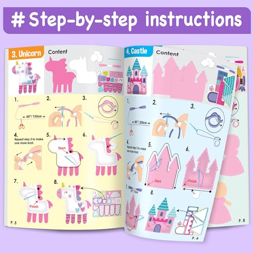 EZCRA Fairy Sewing Kit for Kids Ages 4-8 - 8 Felt DIY Projects - color: 8-in-1 Fairy