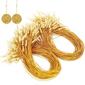 Shappy 400 Pcs Christmas Ornament Hooks Hangers, Gold, 400 Pieces - color: Gold