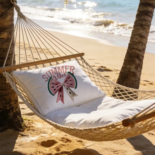 25Pcs Summer Dtf Transfers Ready to Press Faux Yarn Beach Iron on Transfers for Tshirts Coquete Bow Floral Transfer Vinyl Stickers for Clothing Pillows Bag DIY Crafts - color: Summer Beach