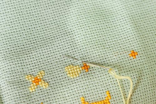 Aida Cloth 14 Count Cross Stitch Fabric,19×28inch (14CT, Light Green) - color: Light Green, size: 14CT