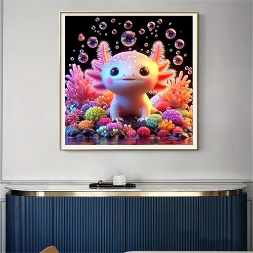 Salamander Stamped Cross Stitch Kits for Adults Beginner, Counted Cross Stitch Kits Printed Stitching Cute Patterns Dimensions Needlepoint Art Crafts Embroidery Kits for Adults - color: Cross Stitch-1215-3