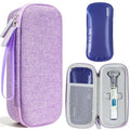Medineed Custom-Fit Travel Case for 2 Zepbound Pen, TSA Approved - color: Purple-Small