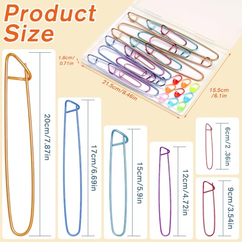 118 Pcs Stitch Markers for Crocheting Knitting Stitch Holders for Knitting - style: Style C