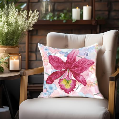DIAMOND DOTZ Sparkle Garden Pink Pillow Diamond Art Painting for Adults - color: Sparkle Garden Pink