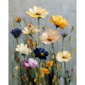 niurenmaoyi Stamped Cross Stitch Kits for Beginners,Counted Embroidery Craft Kits for Adults,Needlepoint Kits for Adults,Wild Flowers Wall Art 11.8X15.8In - color: Cross Stitch Kits0227-02