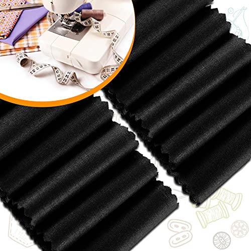 Boao Fabric Strips Collection - 40 Pieces Jelly Fabric Rolls for Quilting, Craft, Patchwork & DIY Projects (Black, 2.5 x 44 Inch) - color: Black