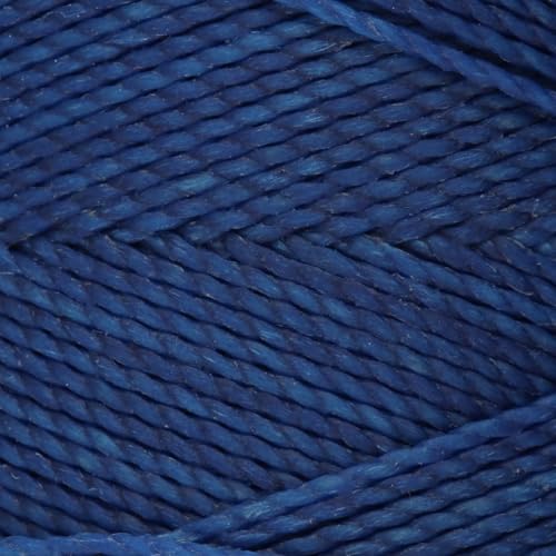 The Beadsmith Knot It Waxed Polyester Cord – Cobalt Color – 0.7mm Diameter – Light Wax, 144 Meters (472 Feet) Per Spool – Make Jewelry, Macrame, Friendship Bracelets and DIY Crafts - color: Cobalt