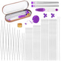GarfxG 60 PCS Beading Needles Set with 10 Sizes Beading Seed Needles - style: 60 PCS