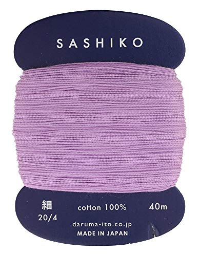 Daruma Yokota 01-2400 Dharma Sashiko Thread (Thin) Card Wound Col.210 15.6 ft (40 m) - color: Col.210