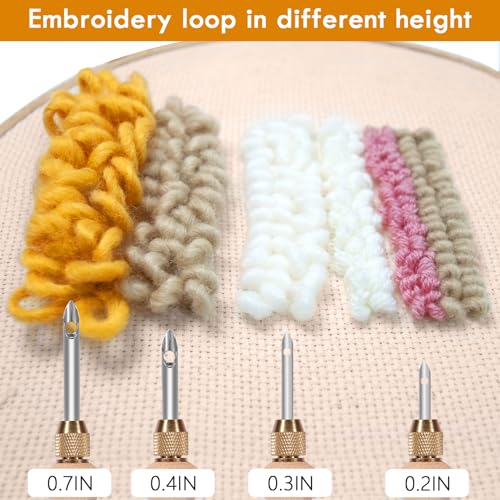 Pllieay Punch Needle, Wooden Punch Needle Tool for Punch Needle - size: Punch Needle