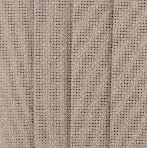 KCS 4/6 pc of 12" x 18" 30cmx45cm 16CT Counted Cotton Aida Cloth Cross Stitch Fabric (Coffee, 4 pc) - color: Coffee, size: 4 pc