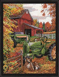 Tractor Counted Cross Stitch Kit