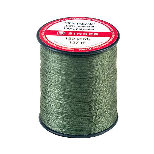 SINGER 60200 All Purpose Polyester Thread, 150-Yard, Olive Green - color: Olive Green, size: 1- Pack