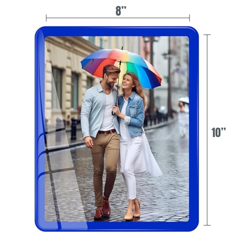 Bluesun 8x10 Picture Frame Blue, Vertical & Horizontal Wall & Tabletop - color: Blue, size: 8x10 （1 Pcs）