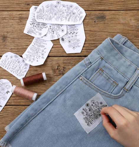 25 Pcs Embroidery Transfer Patterns, Embroidery Patterns