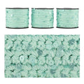 Artisanal Yarn Collection Multifiber Fancy Yarn for Knitting Crocheting Crafts DIY, Set of 3 Rolls (Mint Green Satin with Matte Glitter) - color: Mint Green Satin with Matte Glitter