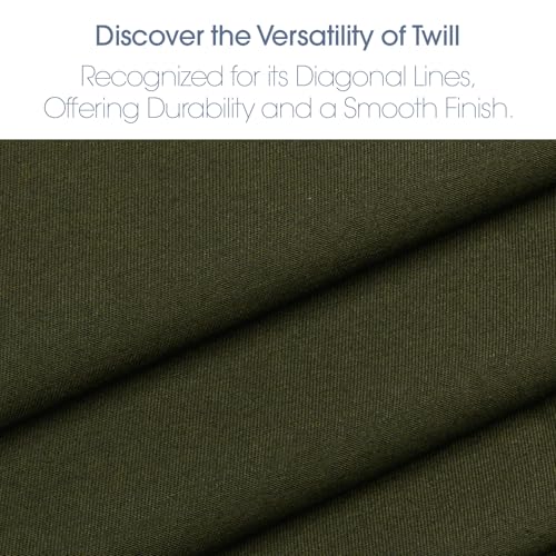 Pico Textiles 2 Yard Bolt Charcoal Poly Cotton Twill Fabric - color: Charcoal, size: 2 Yard Bolt