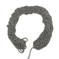 11/0 Glass Seed Beads for Jewelry Making Kit, 2 mm, 12 String Hanks (Silver) - color: Silver