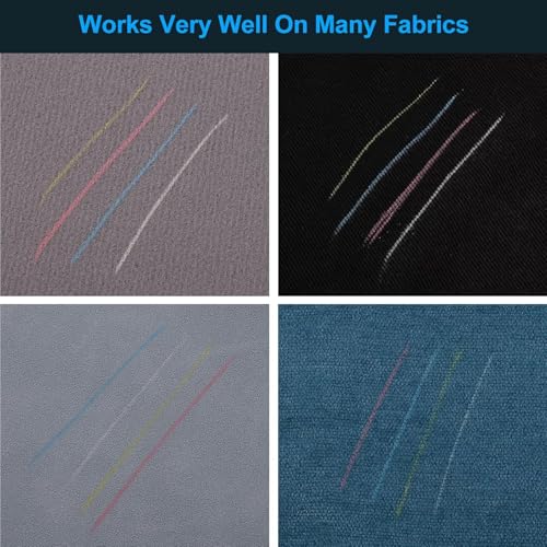 CampTek 4 PCS Triangle Sewing Tailors Chalk, Fabric Marker for Dressmaking, Sewing Supplies Accessories- Tailor's Chalk for Precision Marking on Fabric, Assorted Colors - size: 1 Count (Pack of 4)
