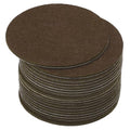 PATIKIL 2.5 Inch Diameter Lamp Base Felt, 20Pack 2mm Thickness Round Soft Adhesive Non-Slip Anti-Scratch Backed Felt for Lamp Furniture DIY Craft, Coffee - color: Coffee, size: 2.5 Inch
