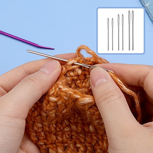 Yarn Needle, Bent Tapestry Needles, Plastic Large Eye Sewing Needles - color: Colorful 20 PCS