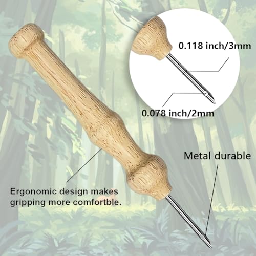 BEUNITONE Forest House Punch Needle Kit for Adults Beginners Christmas Gift - color: 07-Forest Hose