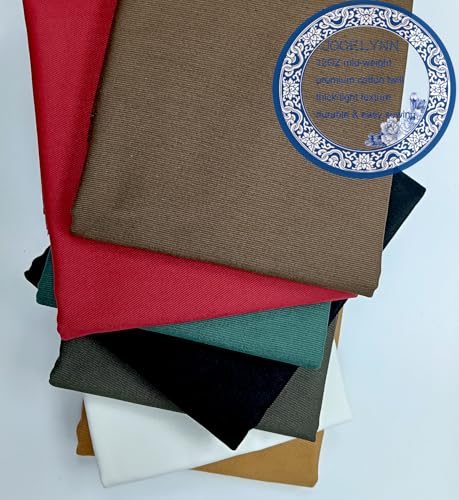 Premium Thick Cotton Twill Fabric By The Yard|12OZ Weight|58" Width|for Sewing,Quilting & Crafting-Khaki - color: Khaki