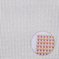 1Pack White Needlepoint Canvas, Polyester Cotton Mesh Canvas Sheets, 14 Mesh Blank Embroidery Canvas Sheets for Knit and Crochet Projects(36 x 63 Inch)