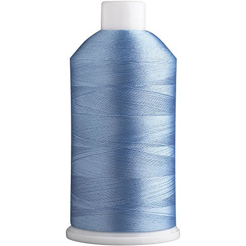 Superpunch SuperB Embroidery Thread 40wt, 5000 m Cone, Carolina Blue 406 - color: Carolina Blue 406, size: Pack of 1
