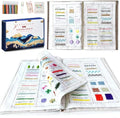 spicssa Beginner Embroidery Stitch Book Kit, 79 Stitches, Video Tutorials